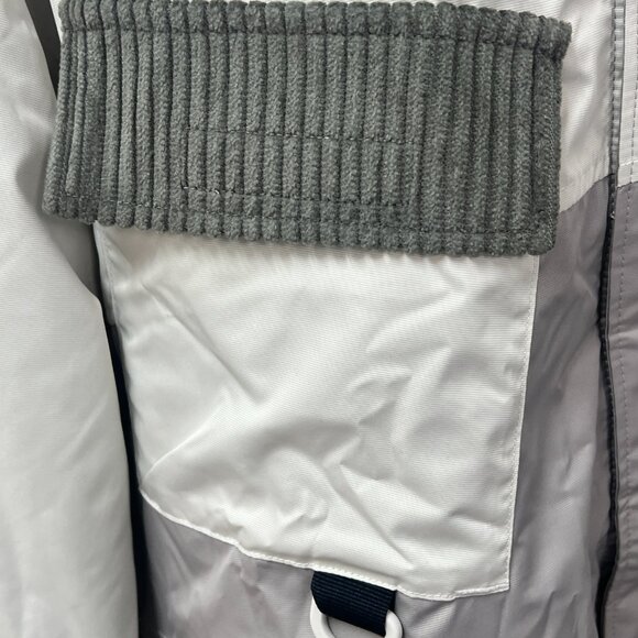 Nike Kyrie Protect Basketball Bomber Jacket Journey Reward DQ6119-010 Gray - Picture 5 of 11